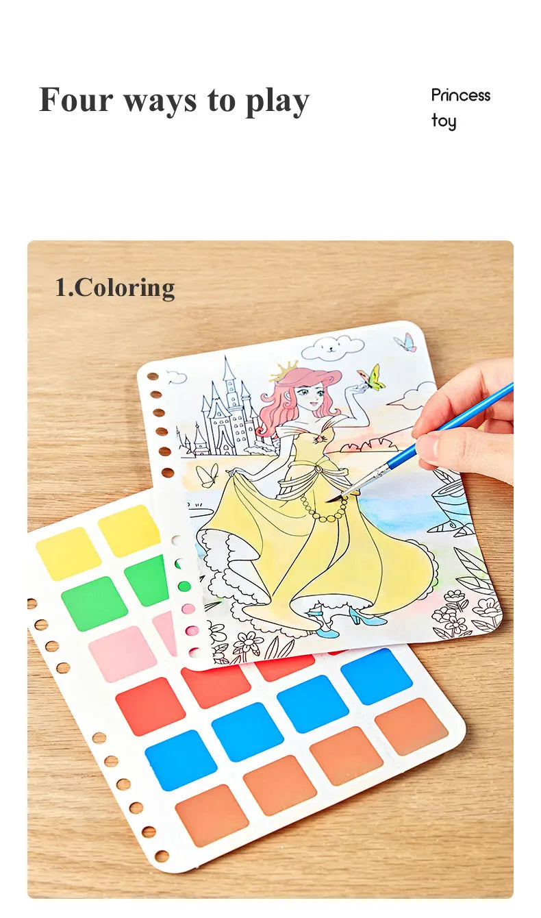 DIY Princess Poking Painting Craft Kit DIY Princess Poking Painting Craft Kit