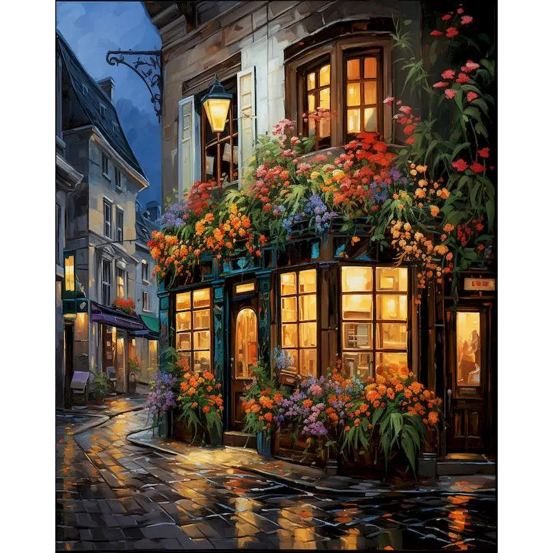 Cityscape Paint by Numbers Kit – DIY Canvas Art with Frame for Adults Cityscape Paint by Numbers Kit – DIY Canvas Art with Frame for Adults