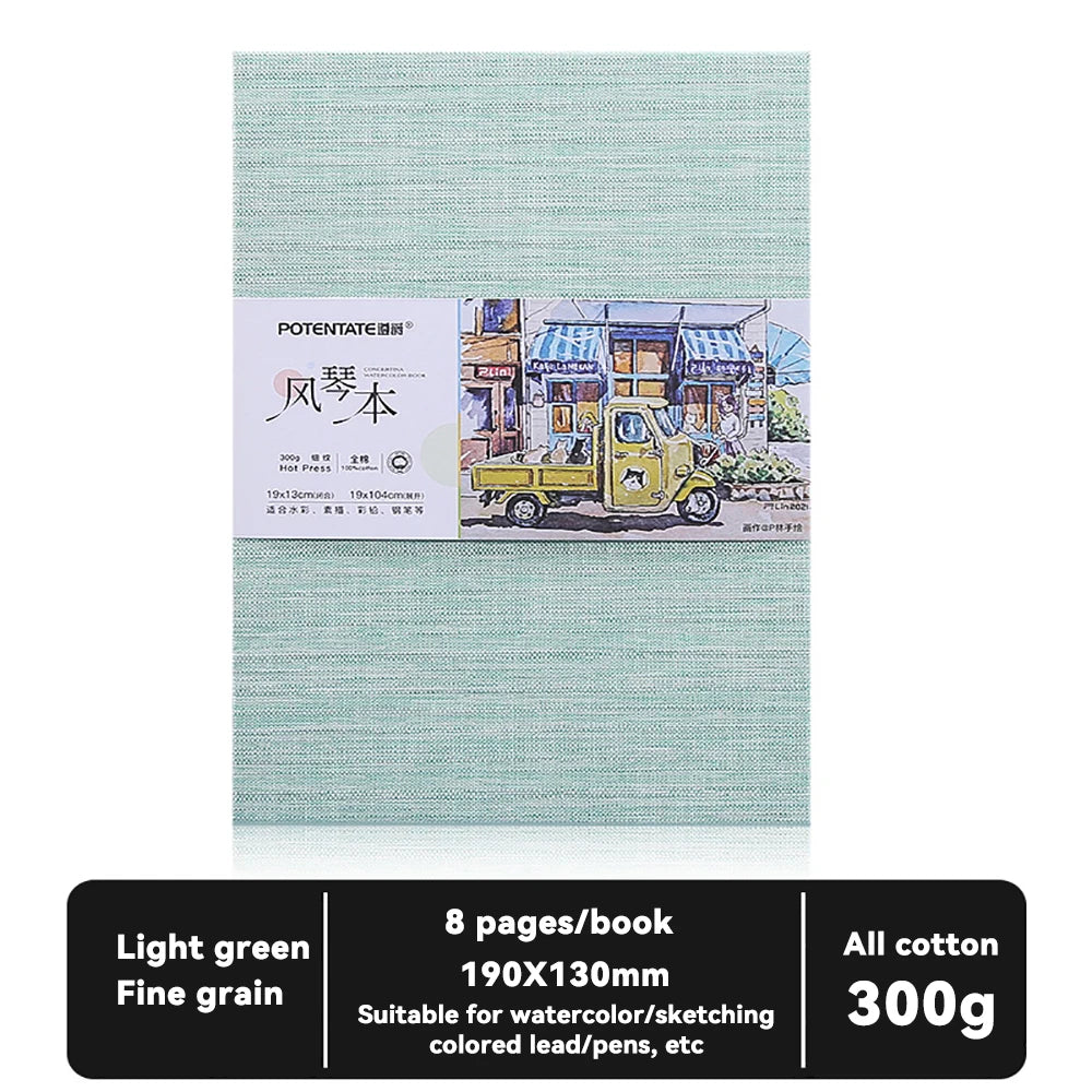 100% Cotton Square or rectangle Watercolor Sketchbook – 300gsm Cold Press Paper 100% Cotton Square or rectangle Watercolor Sketchbook – 300gsm Cold Press Paper
