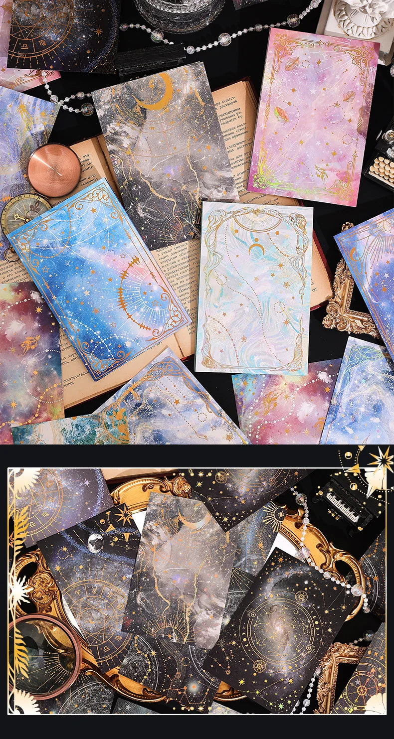 15pcs INS Dreamy Sky Theme Decorative Craft Paper 15pcs INS Dreamy Sky Theme Decorative Craft Paper