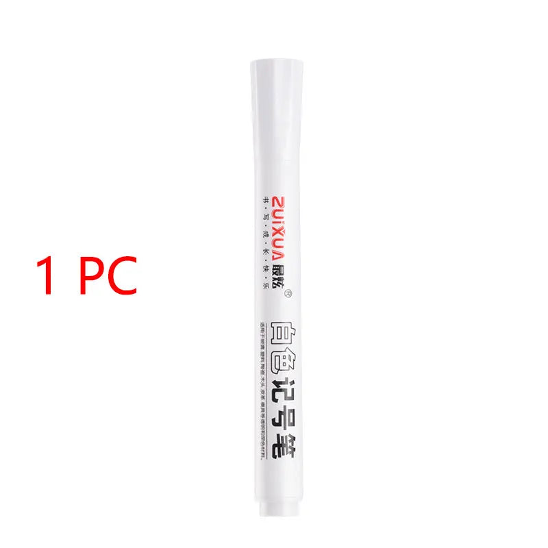 White Waterproof Marker Pens – Oily Gel Brush Set White Waterproof Marker Pens – Oily Gel Brush Set