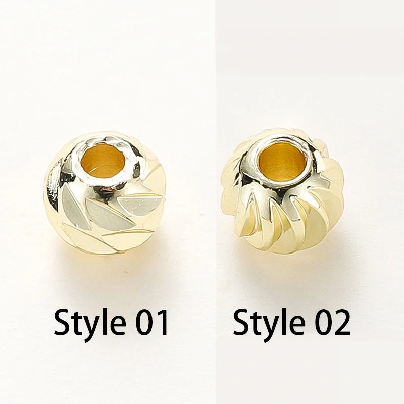 20pcs 18K Gold Plated Flower Spacer Beads 20pcs 18K Gold Plated Flower Spacer Beads