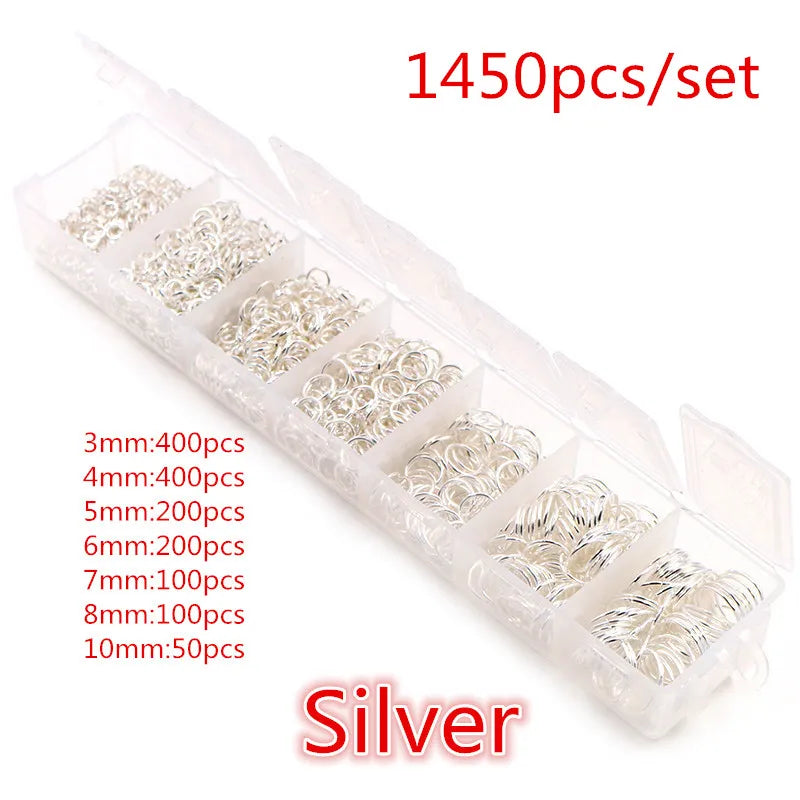 Multi-Size Open Jump Rings Set – 8 Colors, 3-10mm Multi-Size Open Jump Rings Set – 8 Colors, 3-10mm