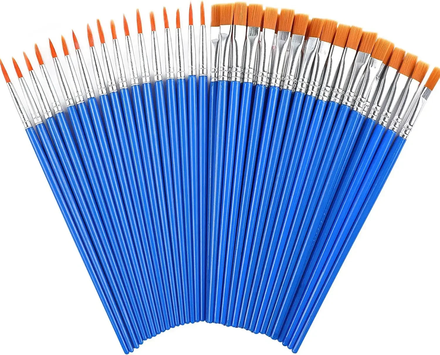 Kids’ Paint Brush Set – 5 to 200pcs, Flat/Round/Pointed Tips Kids’ Paint Brush Set – 5 to 200pcs, Flat/Round/Pointed Tips