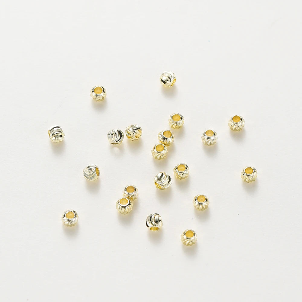 20pcs 18K Gold Plated Flower Spacer Beads 20pcs 18K Gold Plated Flower Spacer Beads