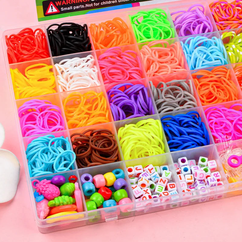 Colorful Loom Bands DIY Bracelet Kit Colorful Loom Bands DIY Bracelet Kit