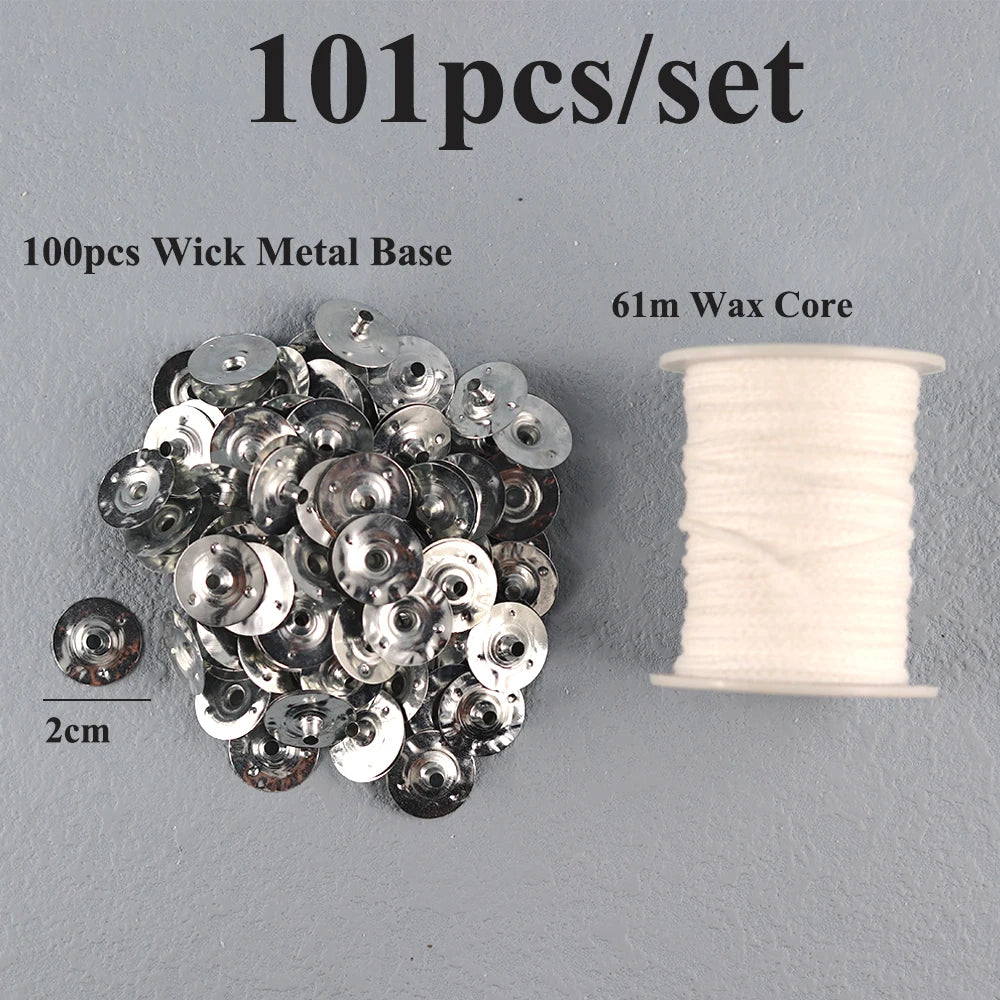 Pre-Waxed Cotton Candle Wicks – 2.6–20cm with Sustainer Tabs (Smokeless) Pre-Waxed Cotton Candle Wicks – 2.6–20cm with Sustainer Tabs (Smokeless)