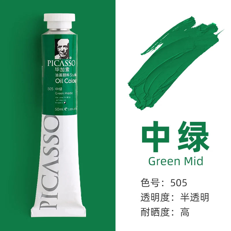 170ml LargeTubes Oil Paint Non-Toxic Excellent Tinting Strength 170ml LargeTubes Oil Paint Non-Toxic Excellent Tinting Strength