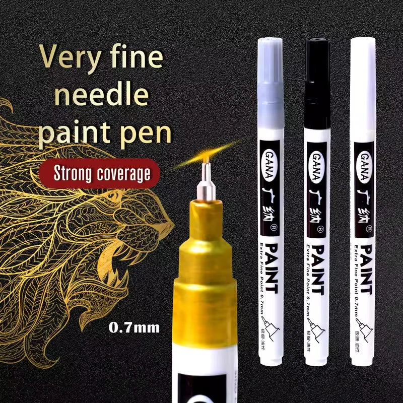 Guangna Metallic Paint Markers – Gold & Silver (1–2 pcs) Guangna Metallic Paint Markers – Gold & Silver (1–2 pcs)