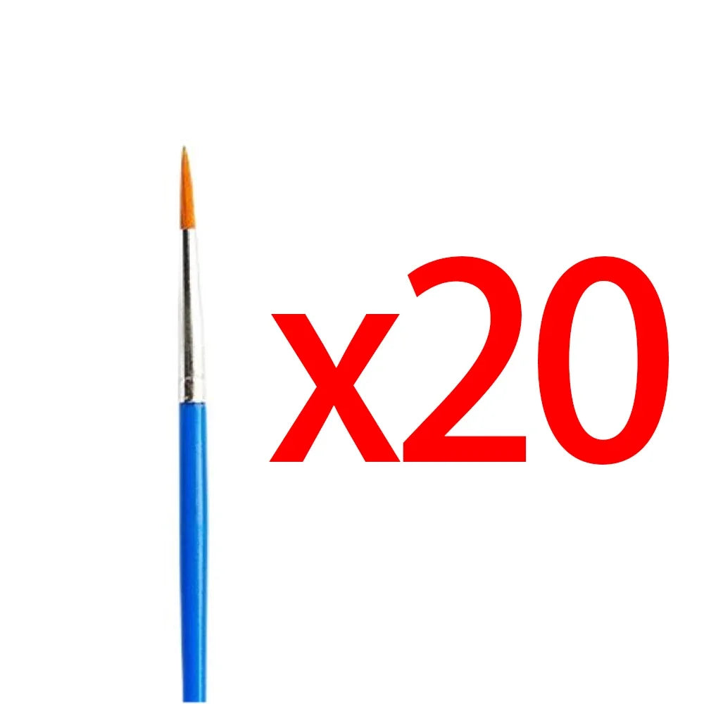 Kids’ Paint Brush Set – 5 to 200pcs, Flat/Round/Pointed Tips Kids’ Paint Brush Set – 5 to 200pcs, Flat/Round/Pointed Tips
