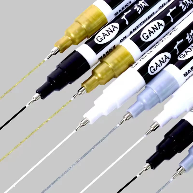 Guangna Metallic Paint Markers – Gold & Silver (1–2 pcs) Guangna Metallic Paint Markers – Gold & Silver (1–2 pcs)