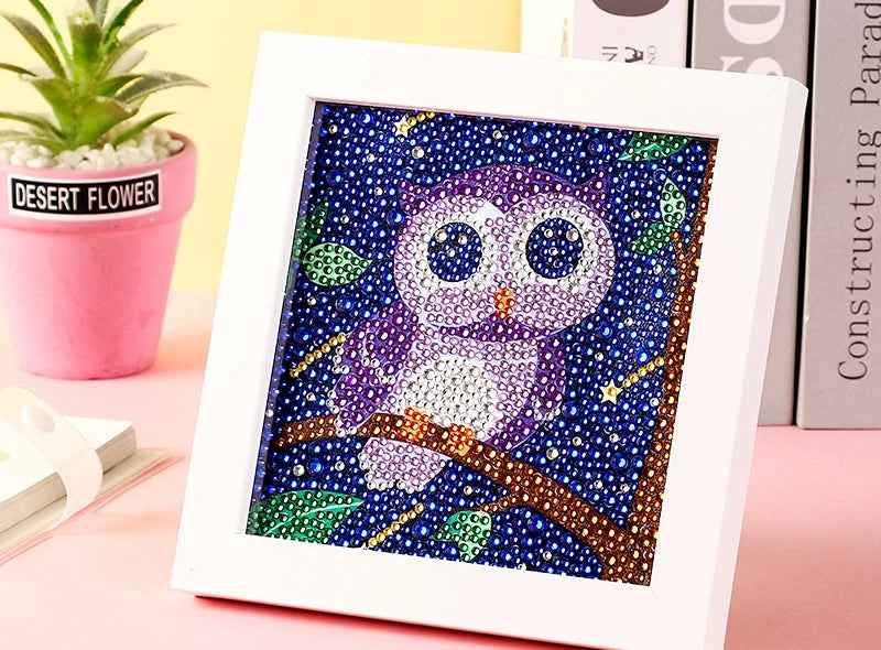 Kids 5D Diamond Art Painting Kit – Animal Design Kids 5D Diamond Art Painting Kit – Animal Design