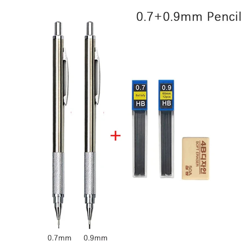 Full Metal Mechanical Pencil Set – 0.3 to 2.0mm Full Metal Mechanical Pencil Set – 0.3 to 2.0mm