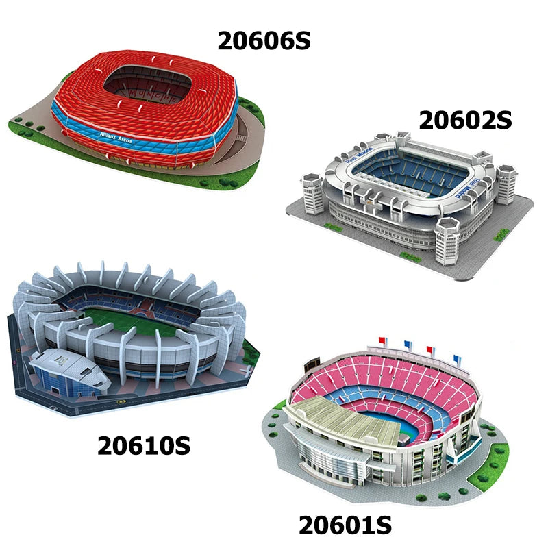 3D DIY Mini Football Stadium Puzzle – Model Building Kit for Fans & Kids 3D DIY Mini Football Stadium Puzzle – Model Building Kit for Fans & Kids