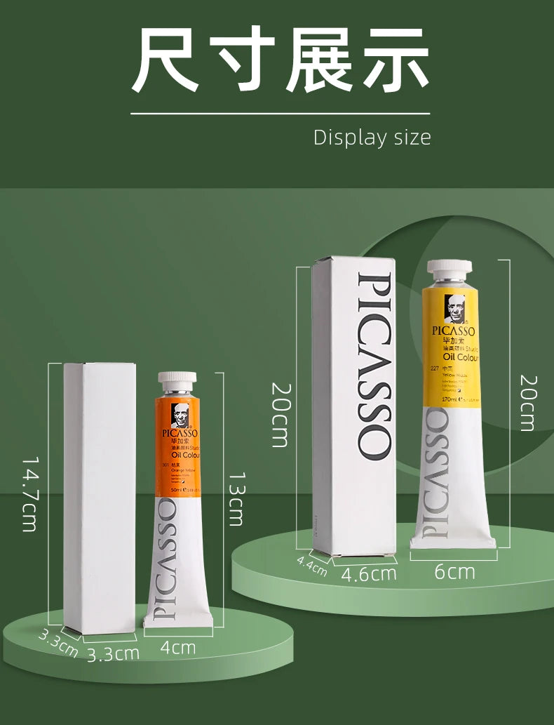 170ml LargeTubes Oil Paint Non-Toxic Excellent Tinting Strength 170ml LargeTubes Oil Paint Non-Toxic Excellent Tinting Strength
