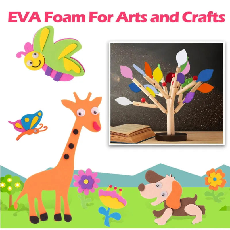 5-10pcs EVA Foam Sheets Craft Paper Set 5-10pcs EVA Foam Sheets Craft Paper Set