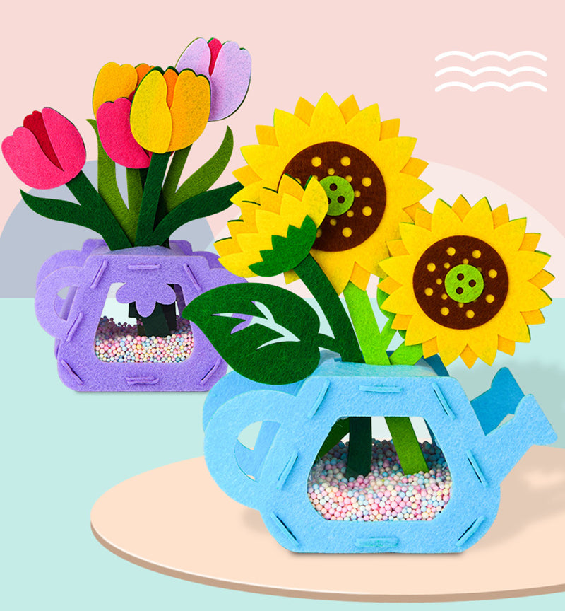 Montessori DIY Felt Flower Craft Kit Montessori DIY Felt Flower Craft Kit