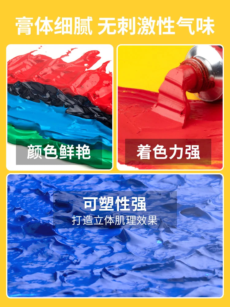 170ml LargeTubes Oil Paint Non-Toxic Excellent Tinting Strength 170ml LargeTubes Oil Paint Non-Toxic Excellent Tinting Strength