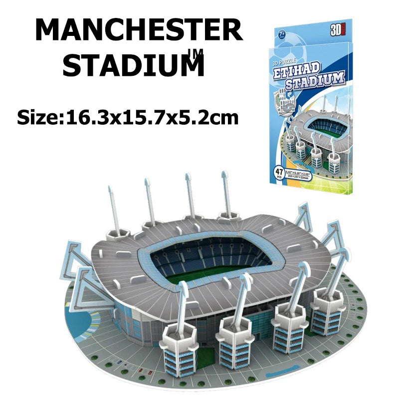 3D DIY Mini Football Stadium Puzzle – Model Building Kit for Fans & Kids 3D DIY Mini Football Stadium Puzzle – Model Building Kit for Fans & Kids