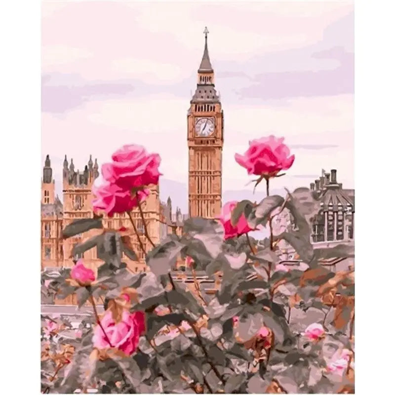 Cityscape Paint by Numbers Kit – DIY Canvas Art with Frame for Adults Cityscape Paint by Numbers Kit – DIY Canvas Art with Frame for Adults