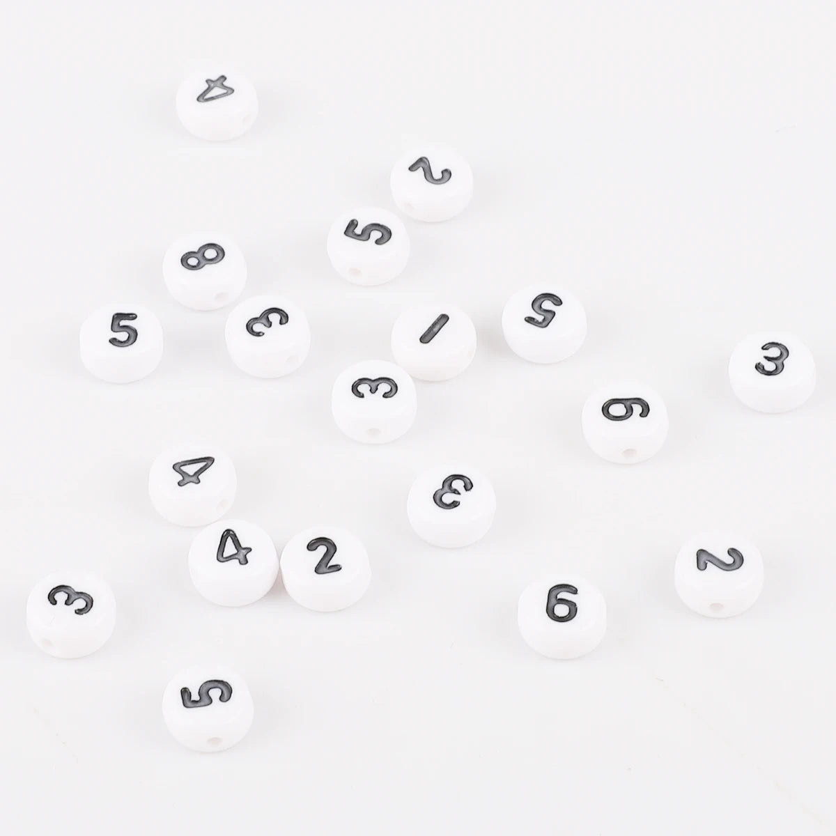 7mm Alphabet Acrylic Beads – 100pcs Kit 7mm Alphabet Acrylic Beads – 100pcs Kit