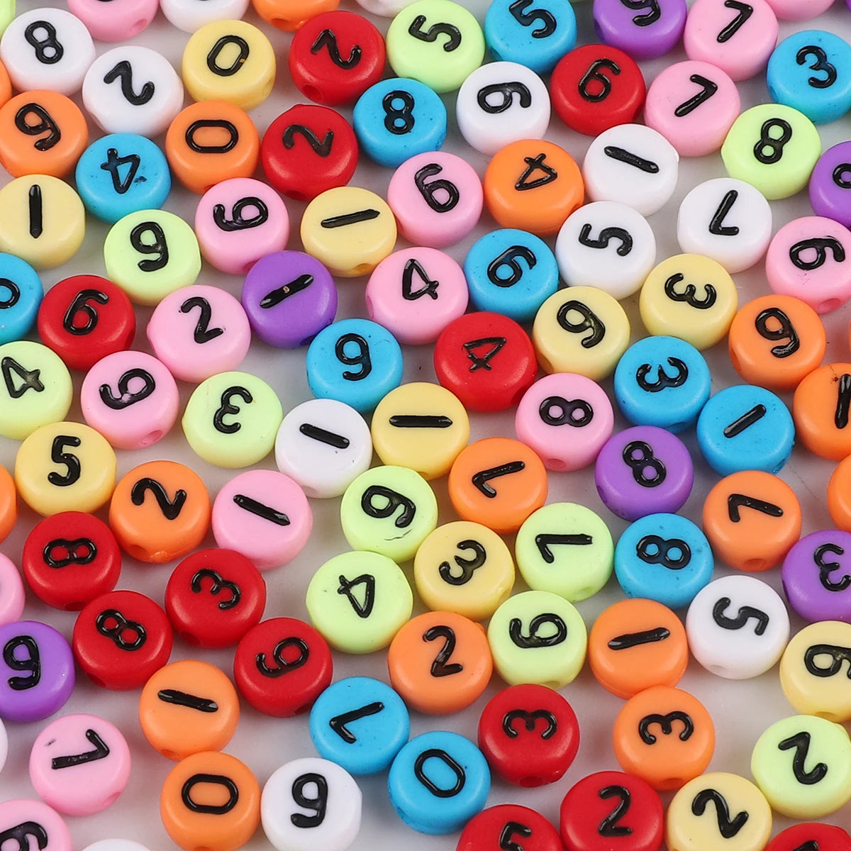 7mm Alphabet Acrylic Beads – 100pcs Kit 7mm Alphabet Acrylic Beads – 100pcs Kit