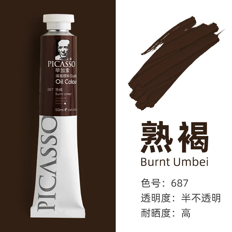 170ml LargeTubes Oil Paint Non-Toxic Excellent Tinting Strength 170ml LargeTubes Oil Paint Non-Toxic Excellent Tinting Strength