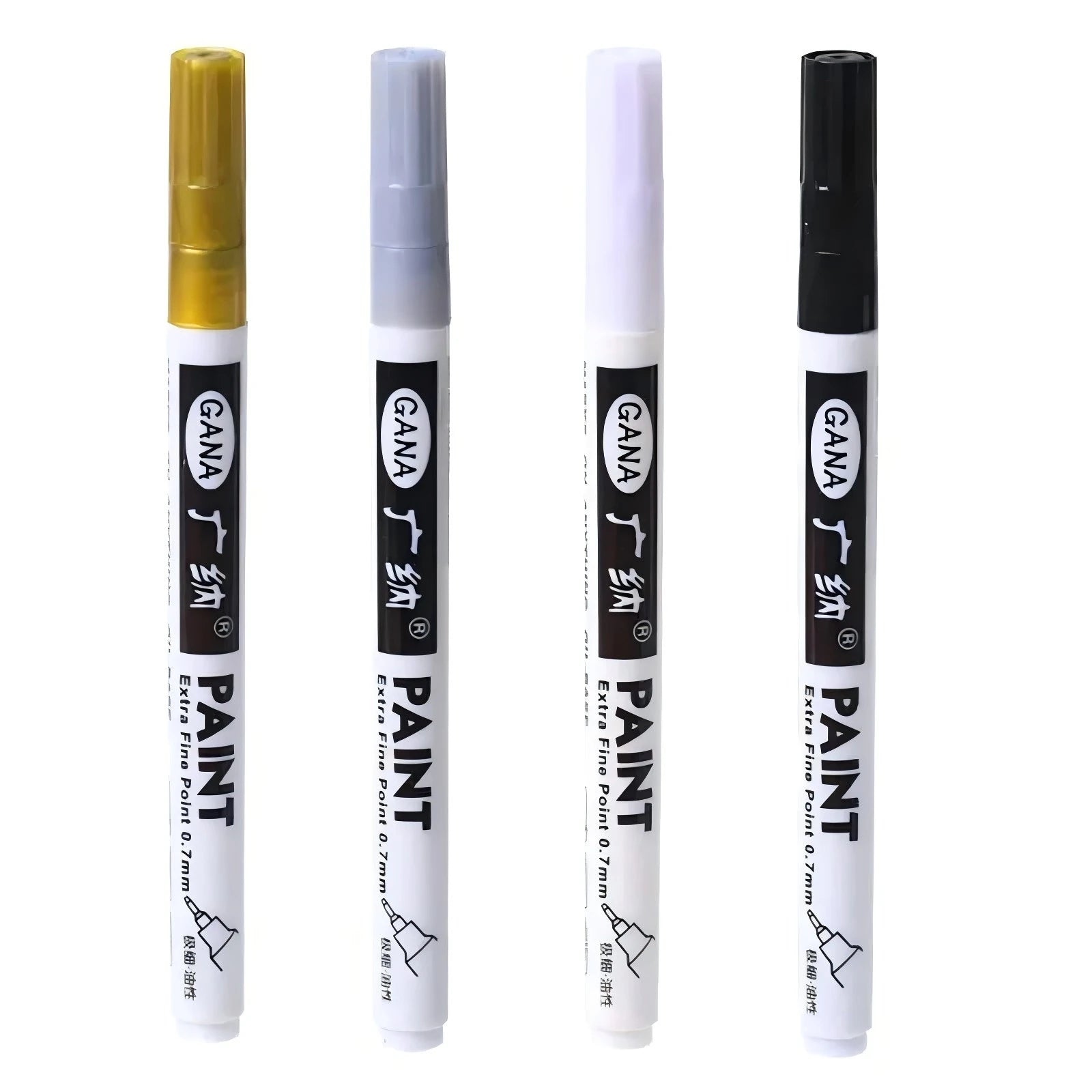 Guangna Metallic Paint Markers – Gold & Silver (1–2 pcs) Guangna Metallic Paint Markers – Gold & Silver (1–2 pcs)