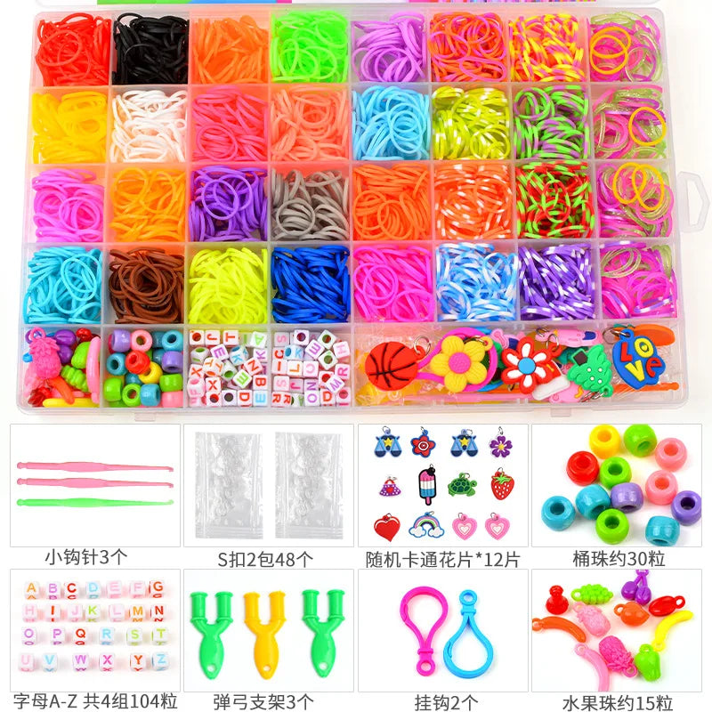 Colorful Loom Bands DIY Bracelet Kit Colorful Loom Bands DIY Bracelet Kit
