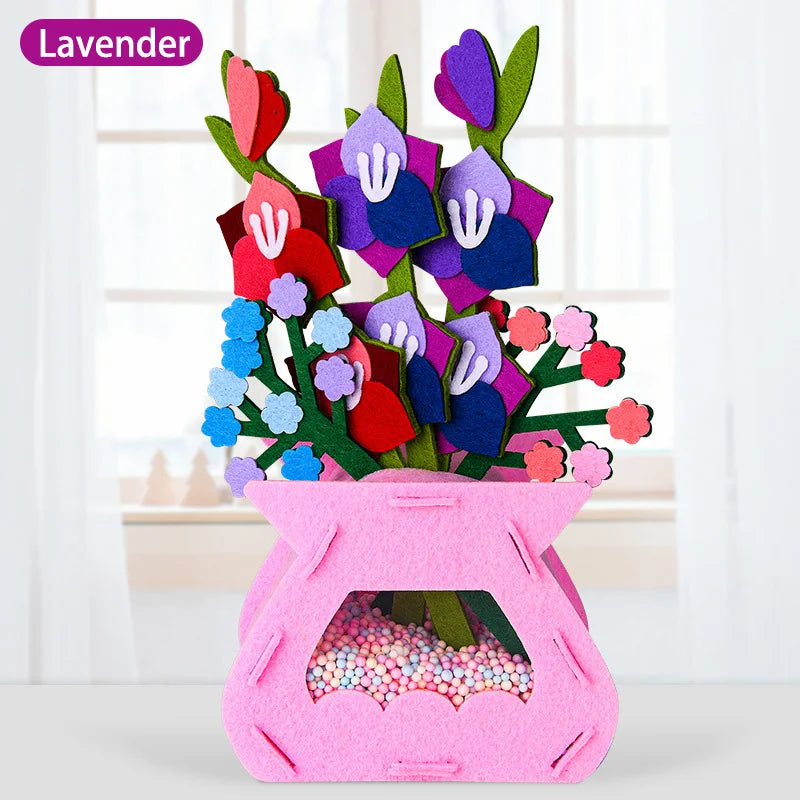 Montessori DIY Felt Flower Craft Kit Montessori DIY Felt Flower Craft Kit