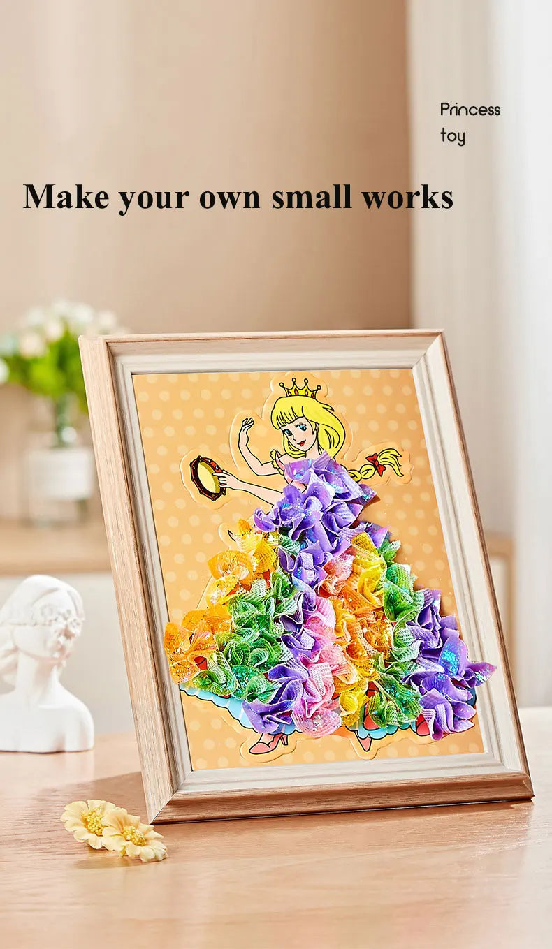 DIY Princess Poking Painting Craft Kit DIY Princess Poking Painting Craft Kit