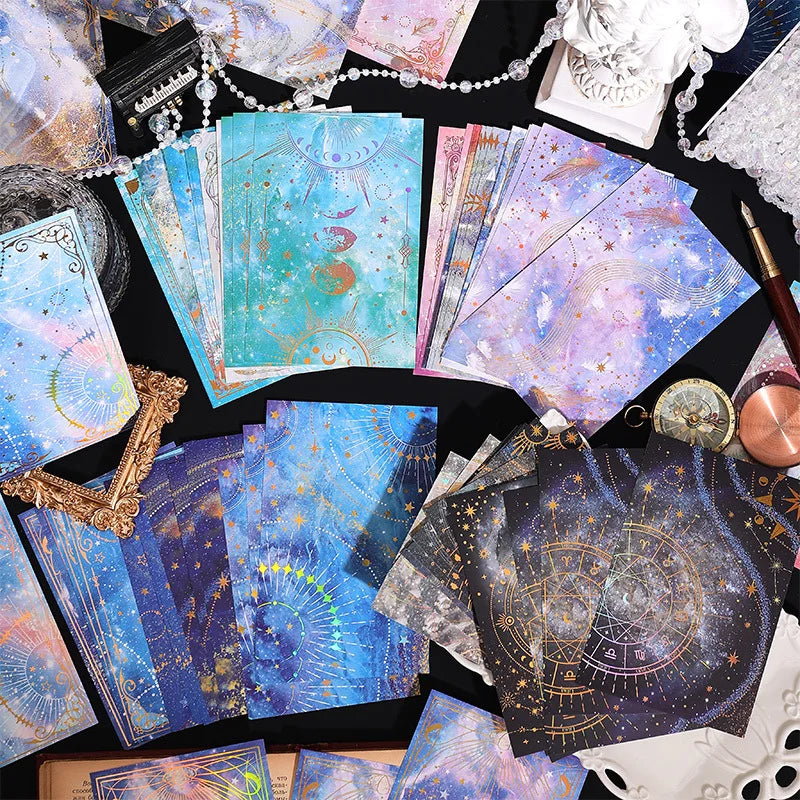 15pcs INS Dreamy Sky Theme Decorative Craft Paper 15pcs INS Dreamy Sky Theme Decorative Craft Paper