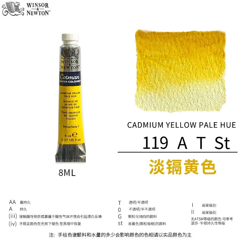 Winsor & Newton Cotman Watercolor – 8ml Artist Tube Winsor & Newton Cotman Watercolor – 8ml Artist Tube
