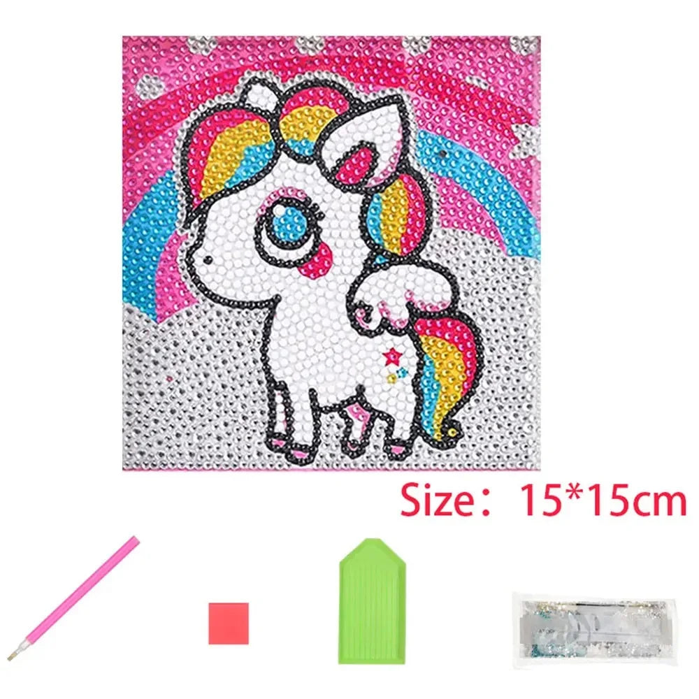 Kids 5D Diamond Art Painting Kit – Animal Design Kids 5D Diamond Art Painting Kit – Animal Design