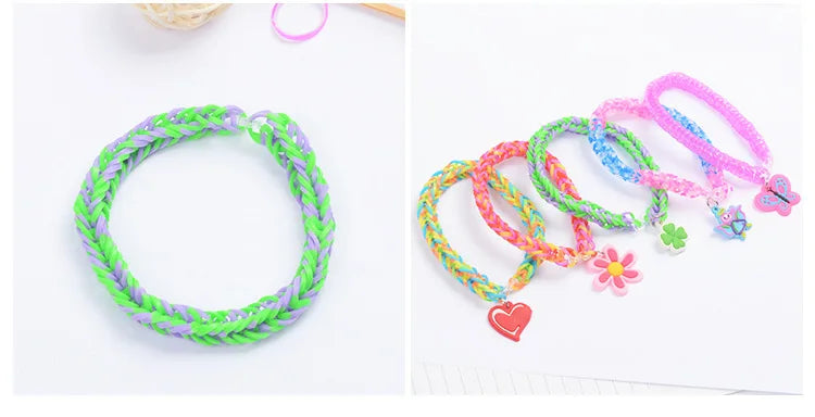 Colorful Loom Bands DIY Bracelet Kit Colorful Loom Bands DIY Bracelet Kit
