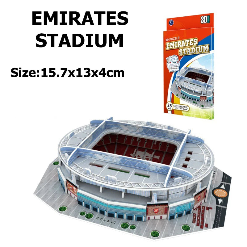 3D DIY Mini Football Stadium Puzzle – Model Building Kit for Fans & Kids 3D DIY Mini Football Stadium Puzzle – Model Building Kit for Fans & Kids