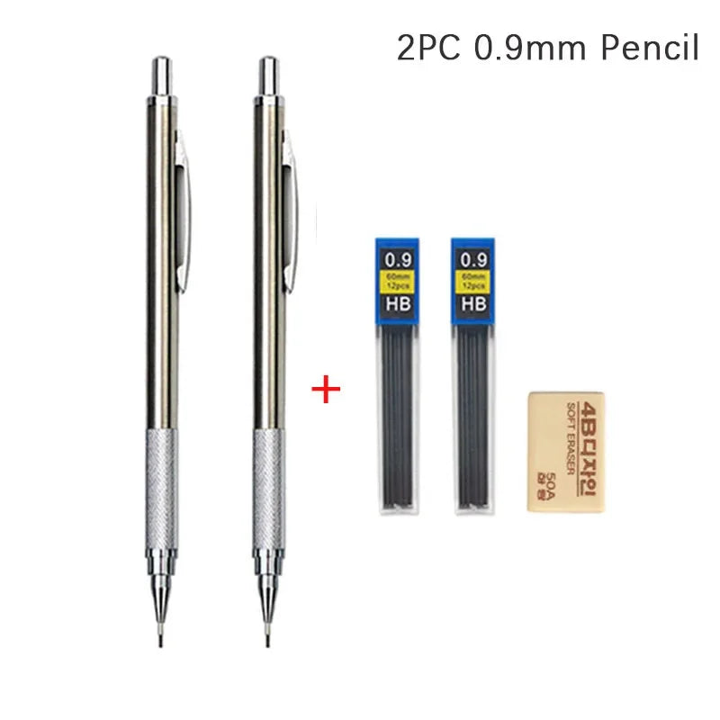 Full Metal Mechanical Pencil Set – 0.3 to 2.0mm Full Metal Mechanical Pencil Set – 0.3 to 2.0mm