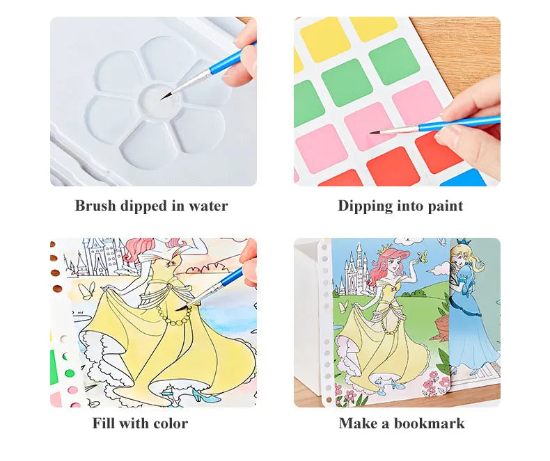 DIY Princess Poking Painting Craft Kit DIY Princess Poking Painting Craft Kit