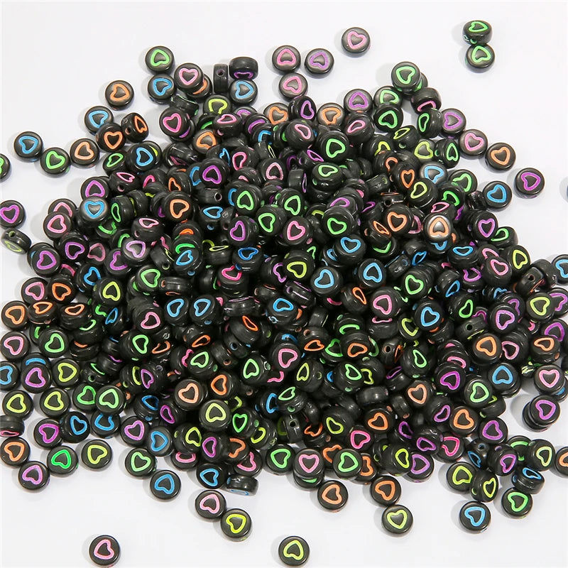 7mm Alphabet Acrylic Beads – 100pcs Kit 7mm Alphabet Acrylic Beads – 100pcs Kit