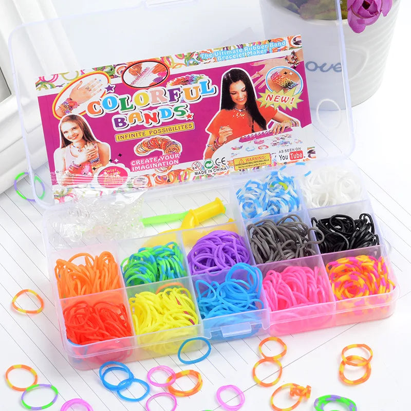 Colorful Loom Bands DIY Bracelet Kit Colorful Loom Bands DIY Bracelet Kit