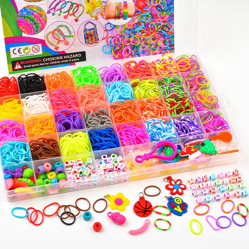 Colorful Loom Bands DIY Bracelet Kit Colorful Loom Bands DIY Bracelet Kit