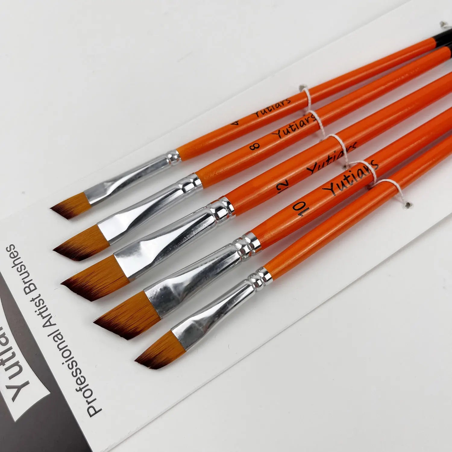 Yutiars 6pc Artist Paint Brush Set – Nylon Brushes for Watercolor, Acrylic & Oil Yutiars 6pc Artist Paint Brush Set – Nylon Brushes for Watercolor, Acrylic & Oil