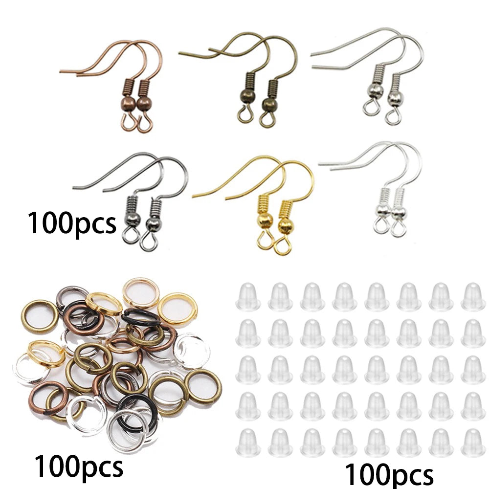Jewelry Findings Kit – 210–400pcs Clasps, Crimps, Jump Rings & Beads Jewelry Findings Kit – 210–400pcs Clasps, Crimps, Jump Rings & Beads