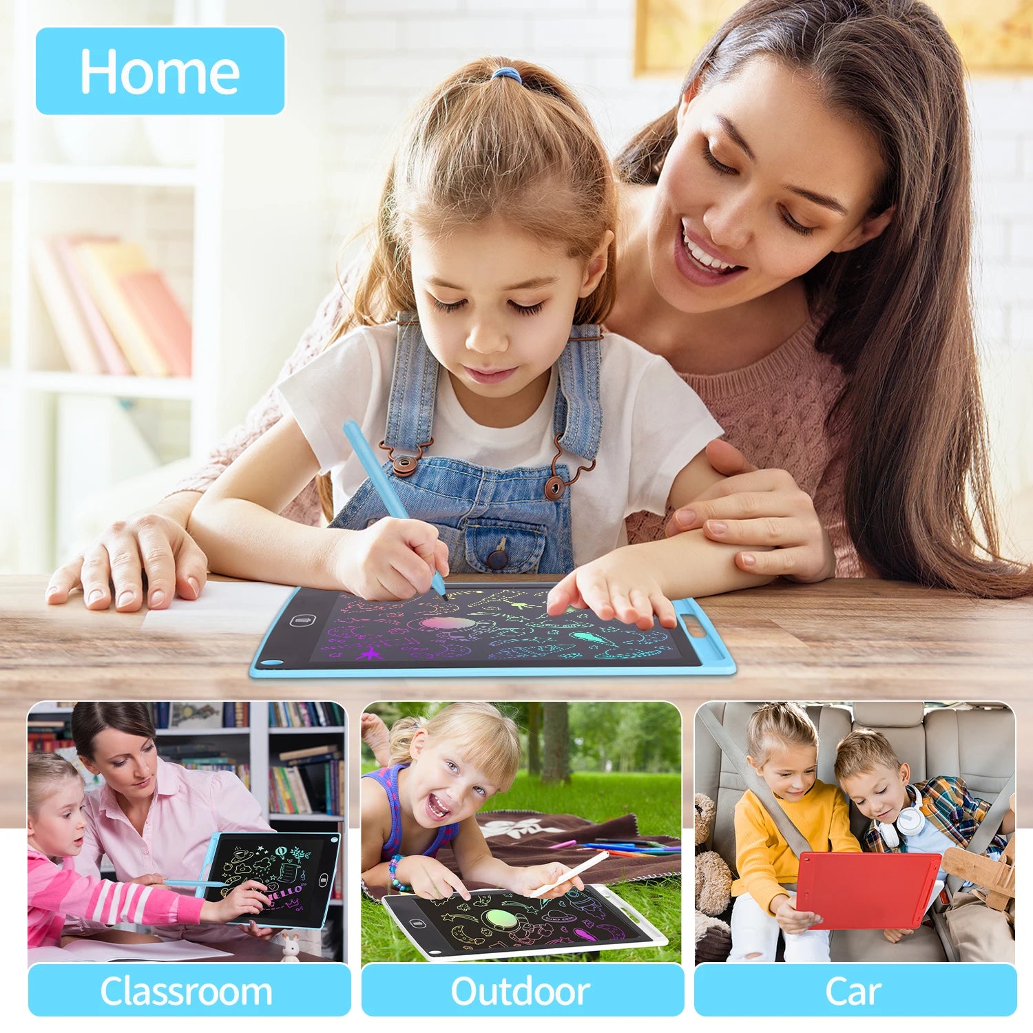12-Inch LCD Writing Tablet – Erasable Drawing Pad for Kids 12-Inch LCD Writing Tablet – Erasable Drawing Pad for Kids