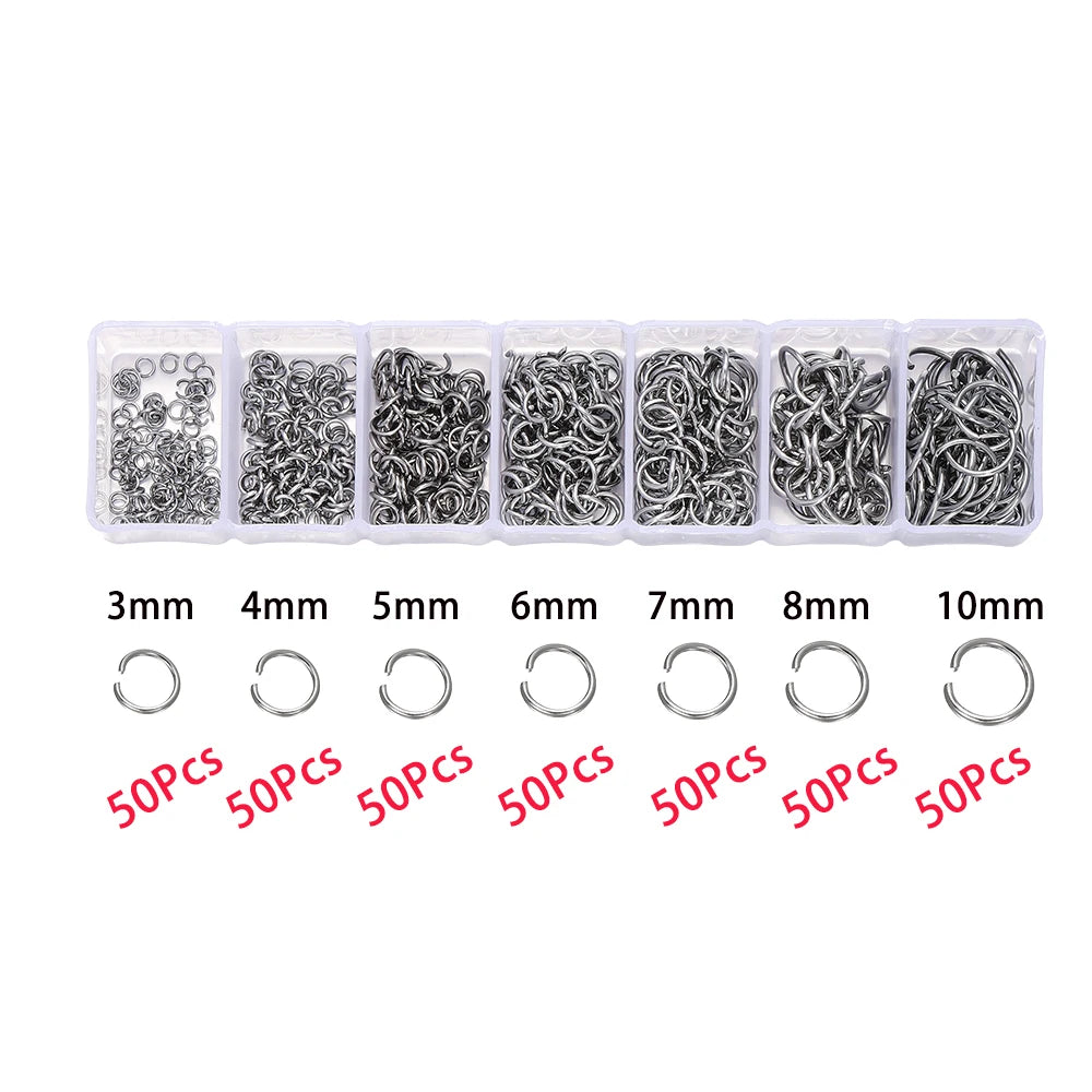 Jewelry Findings Kit – 210–400pcs Clasps, Crimps, Jump Rings & Beads Jewelry Findings Kit – 210–400pcs Clasps, Crimps, Jump Rings & Beads