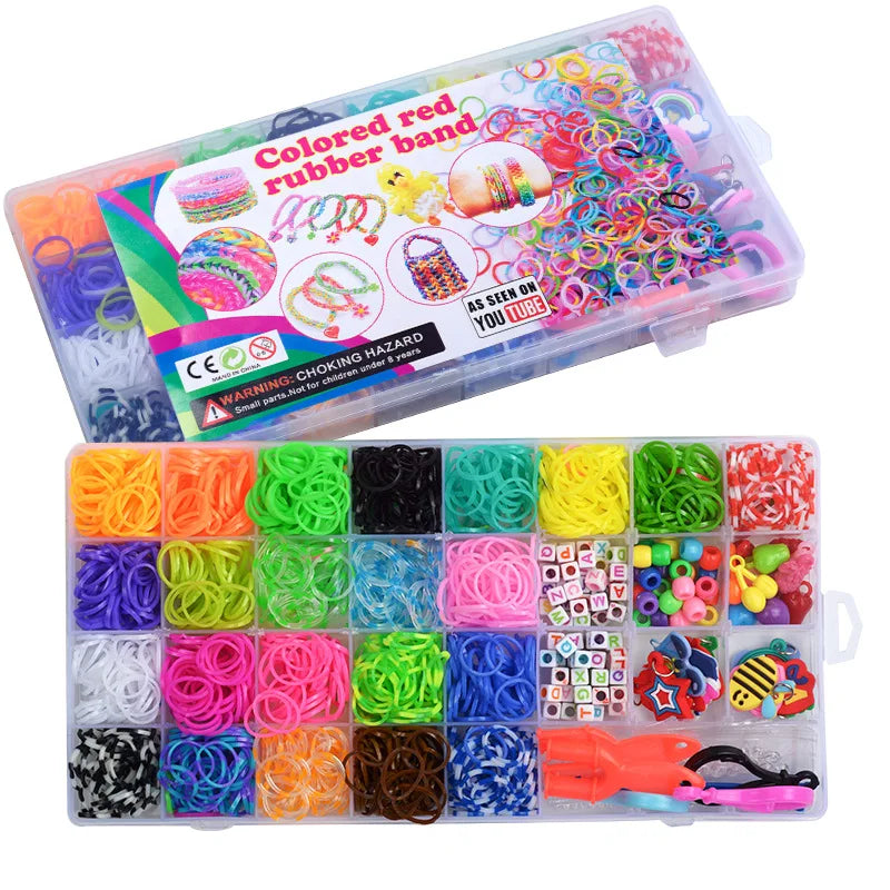 Colorful Loom Bands DIY Bracelet Kit Colorful Loom Bands DIY Bracelet Kit