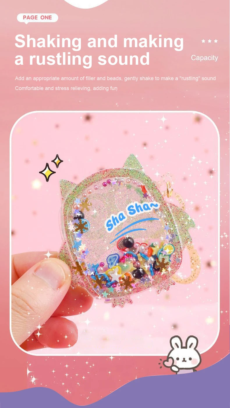 DIY Crystal Glue Keychain Craft Set for Girls DIY Crystal Glue Keychain Craft Set for Girls