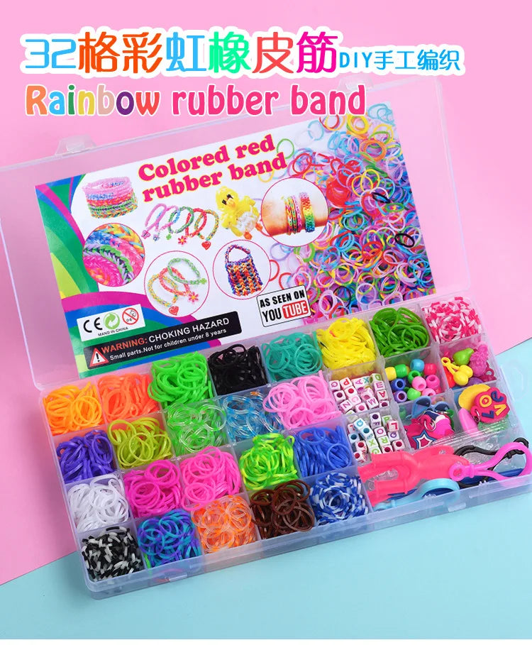 Colorful Loom Bands DIY Bracelet Kit Colorful Loom Bands DIY Bracelet Kit
