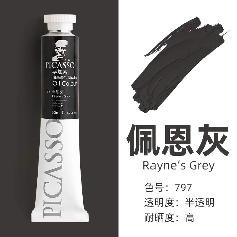 170ml LargeTubes Oil Paint Non-Toxic Excellent Tinting Strength 170ml LargeTubes Oil Paint Non-Toxic Excellent Tinting Strength