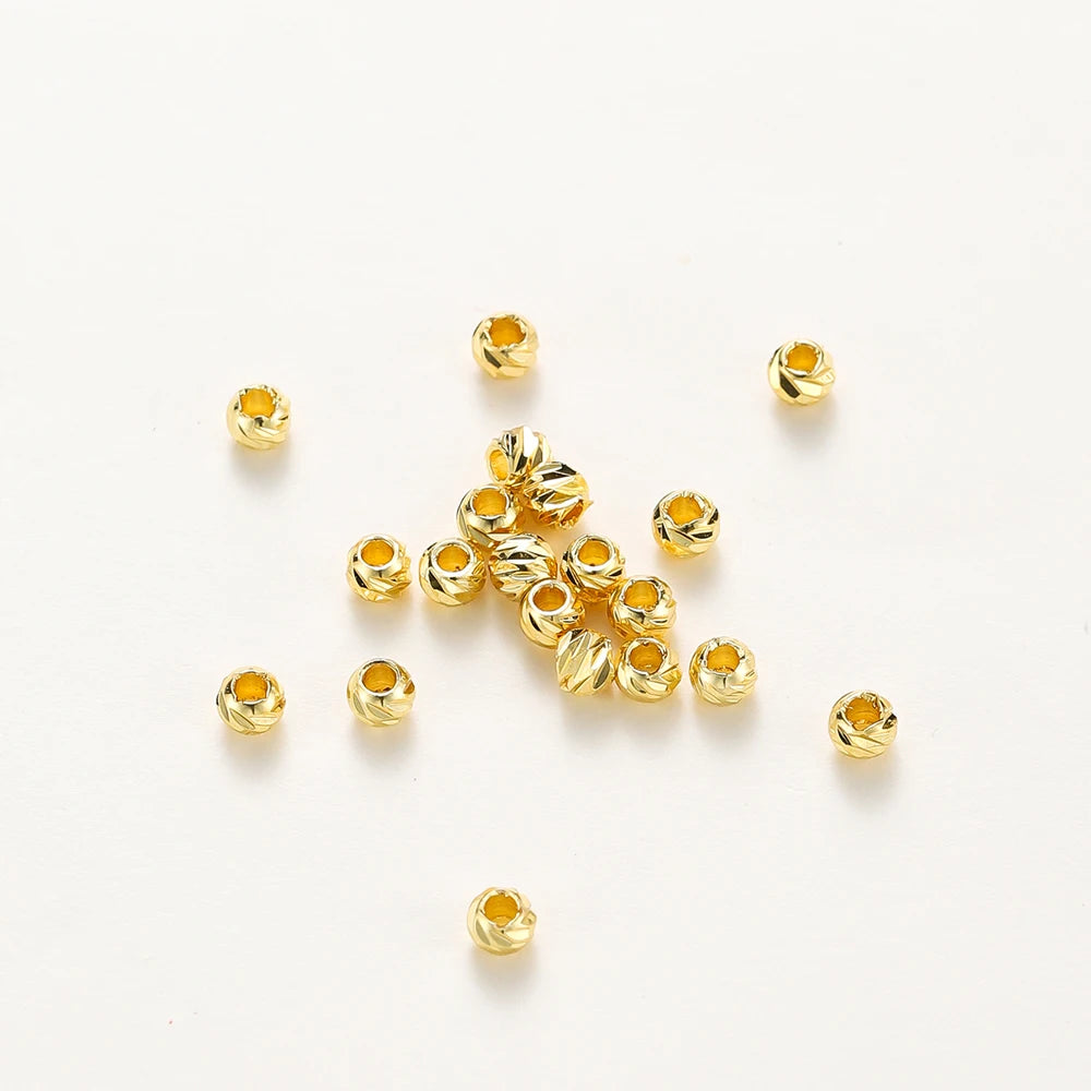20pcs 18K Gold Plated Flower Spacer Beads 20pcs 18K Gold Plated Flower Spacer Beads